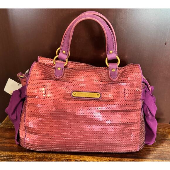 NEW Vintage Juicy Couture Leather & Sequin Miss Daydreamer - Picture 1 of 9